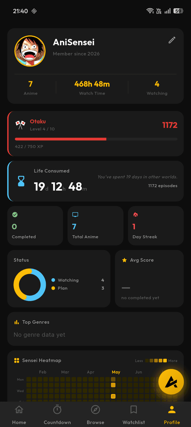 Profile screenshot